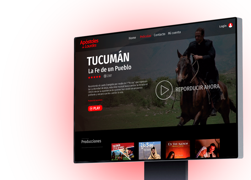 Apostlix streaming en pantalla