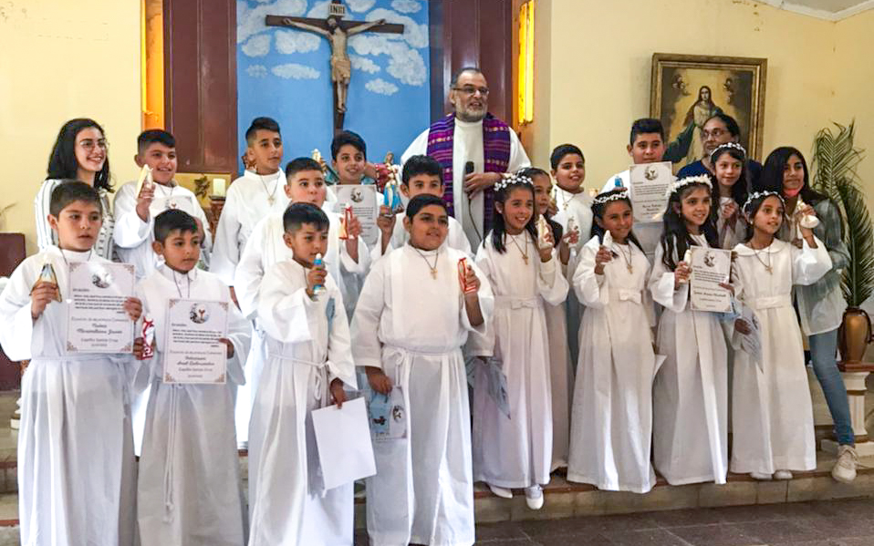 Comunión en La Cruz